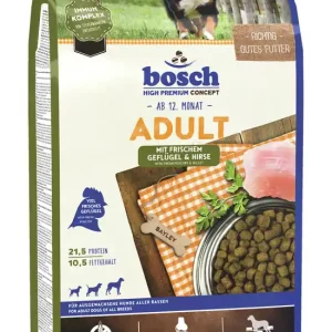 Schnäppchen Sparpaket 2 x 3 kg Bosch Adult Geflügel & Hirse Hunde Trockenfutter